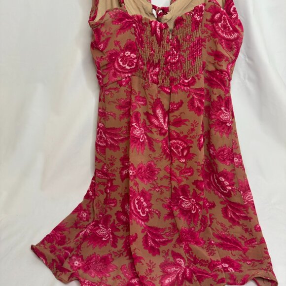 White Fox Boutique Spaghetti-Strap Dress Pink & Tan - Picture 7 of 12